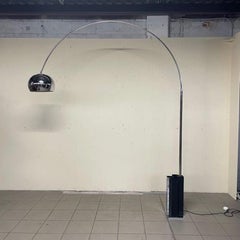 Arc-shaped floor lamp attributed to Goffredo Reggiani, 1970s