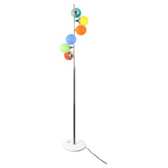 Lampada da terra Alberello design STILNOVO. Accès à trois heures. Italie, années 1960