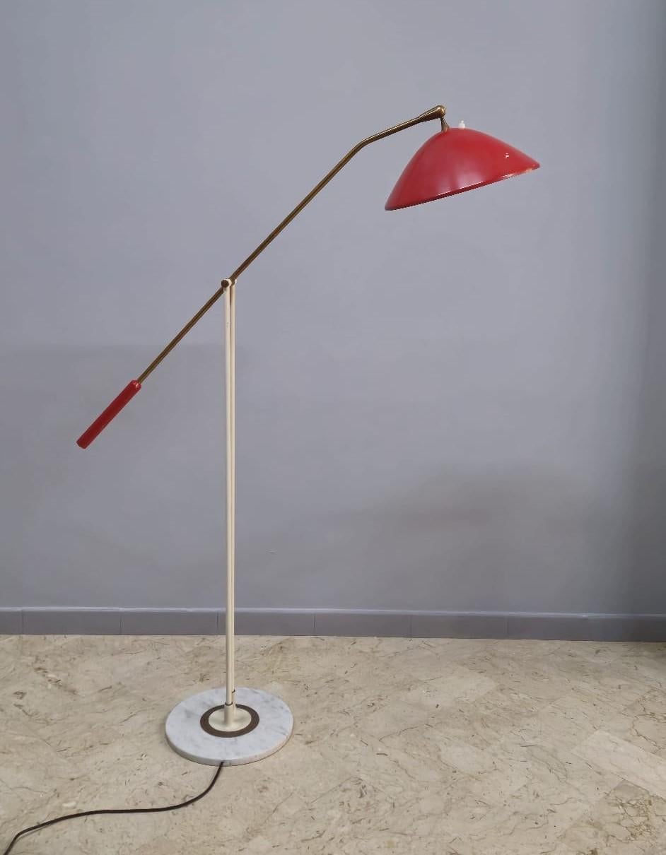 Metal Floor lamp , 1950s. For Sale