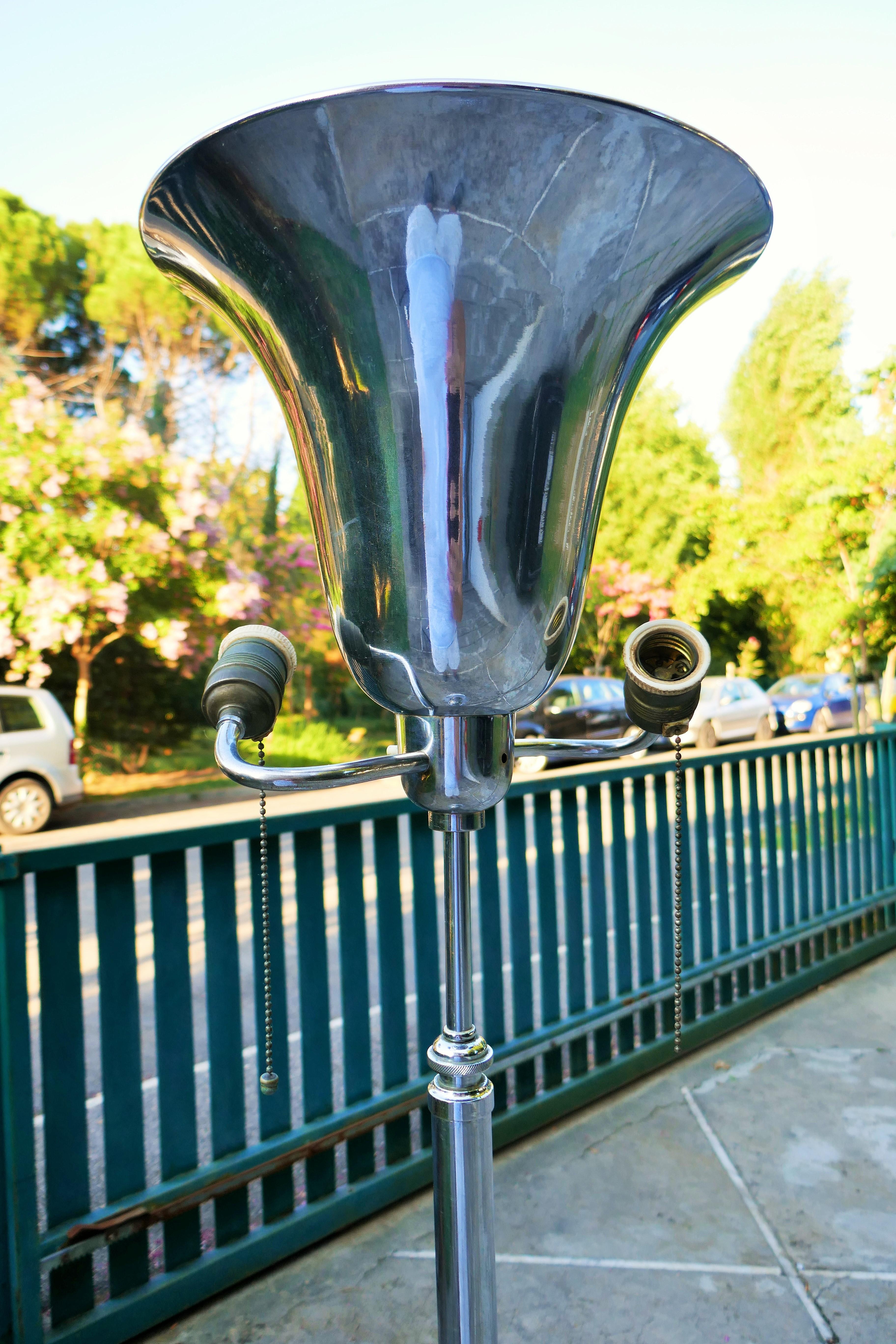Lampada da terra Art Dèco - Ruhlmann Jacques Adnet Gio Ponti in vendita 9