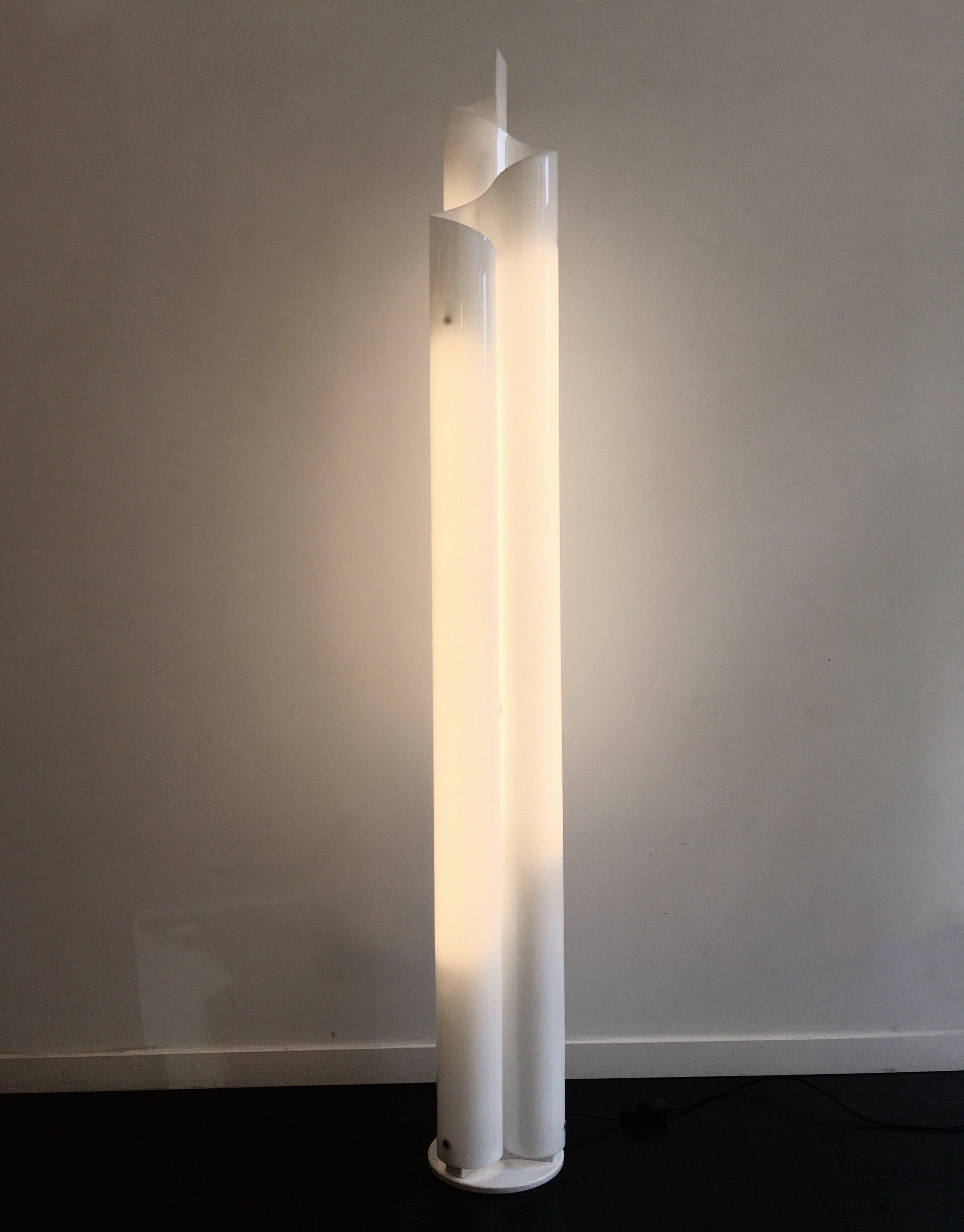Italian Artemide Floor Lamp Model Chimera Led by Vico Magistretti.