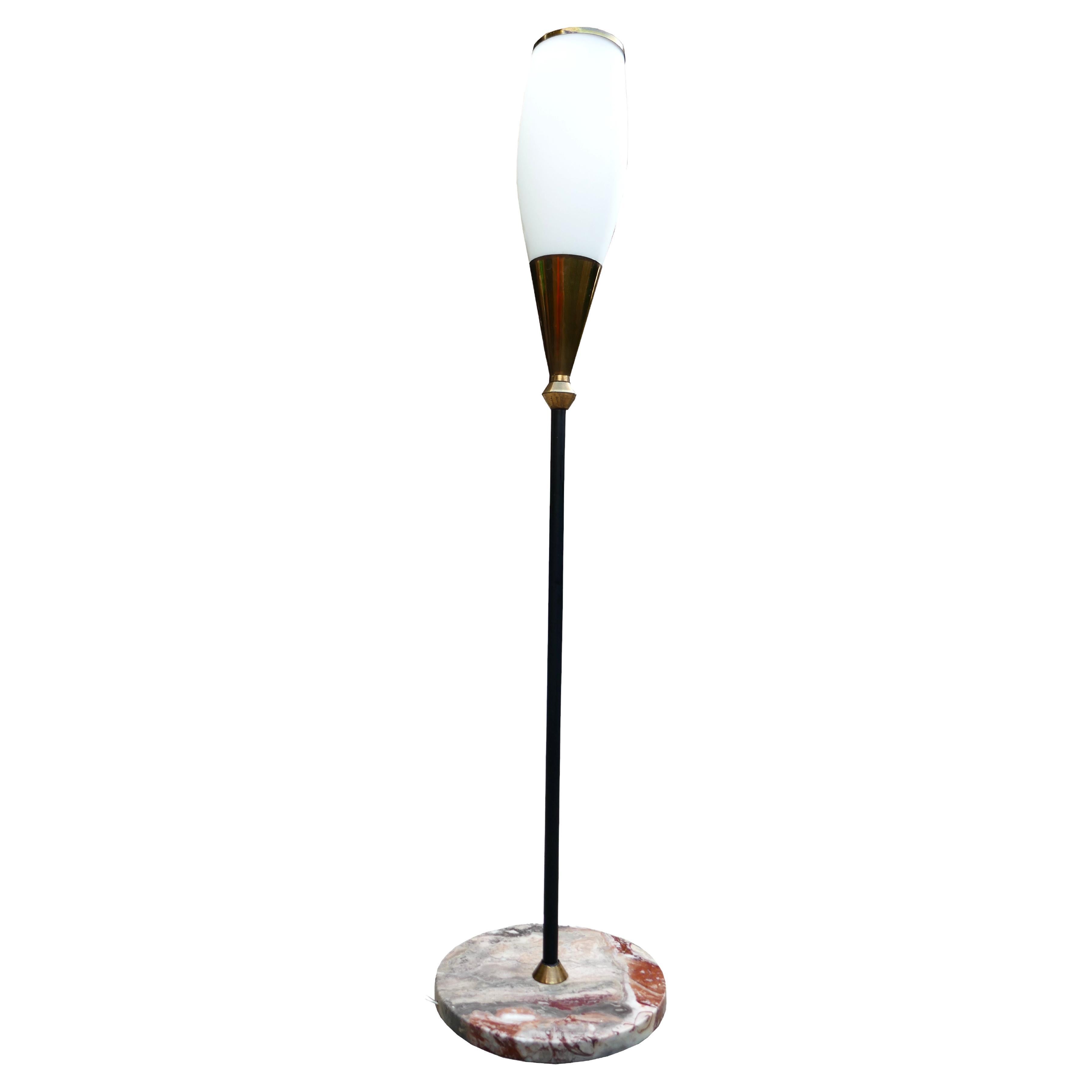 Floor lamp attributed to Stilnovo For Sale