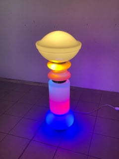 "Birillo" floor lamp by Carlo Nason, manufactured by AV Mazzega, 1970s
