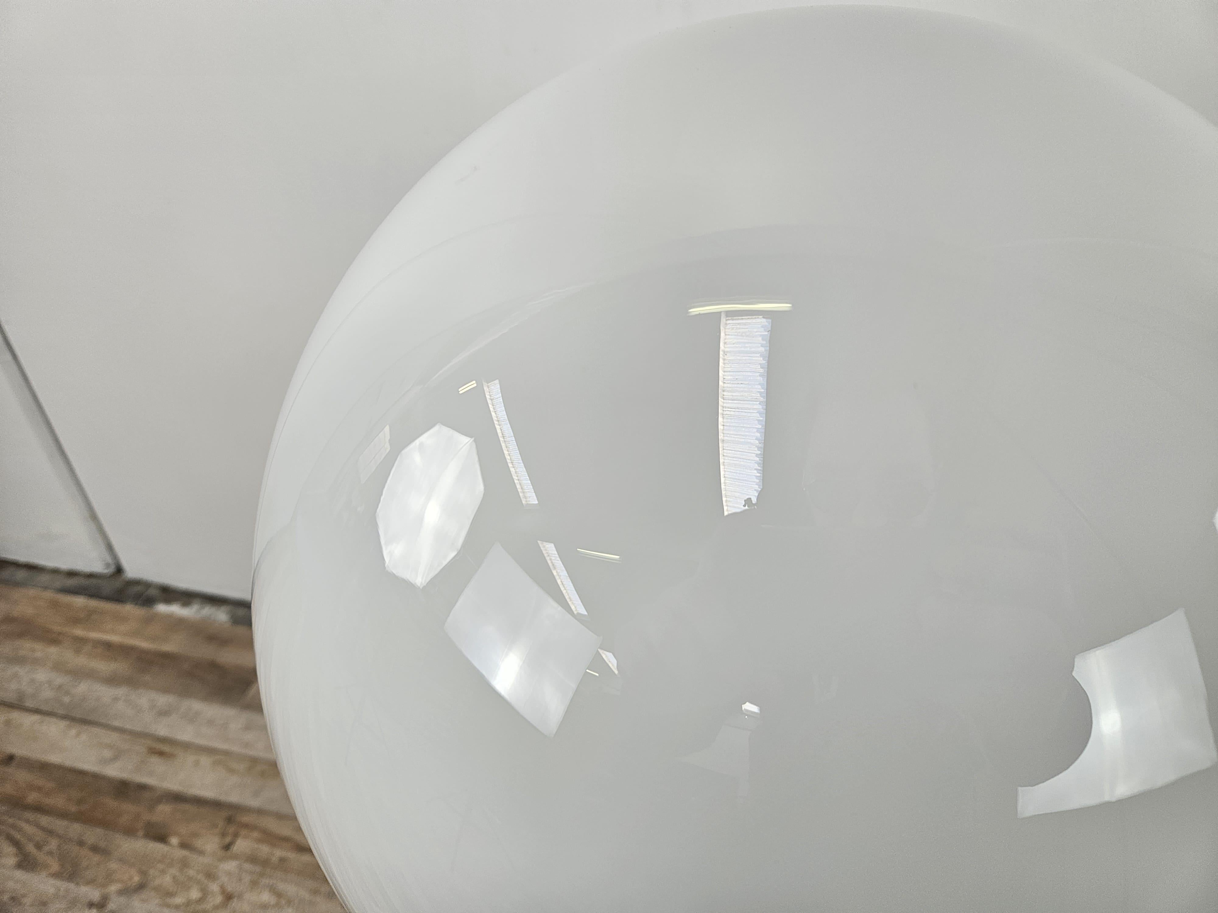 Lampada da terra Birillo in vetro di Murano di Carlo Nason per Mazzega 1964 1