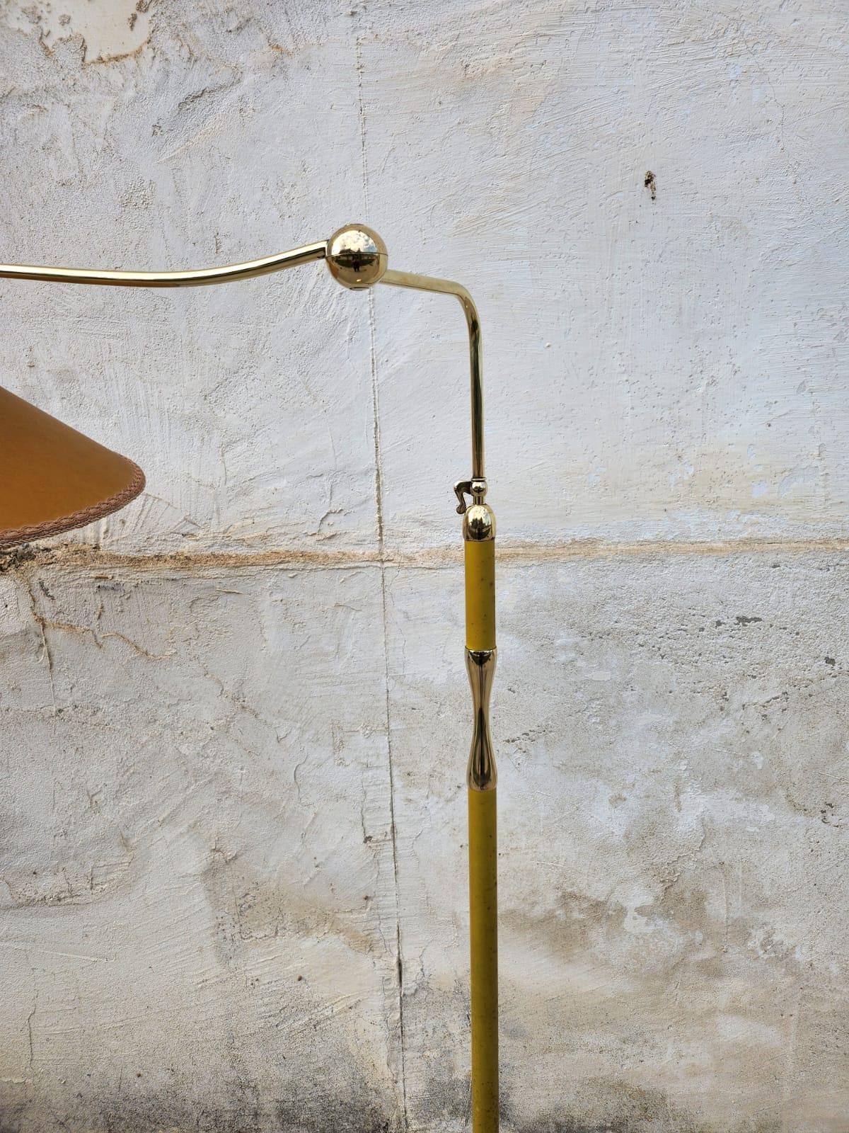 Mid-Century Modern Bridge floor lamp 12246  by Angelo Lelii for Arredoluce For Sale