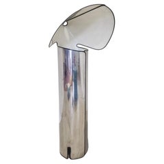 Italian design 1970s floor lamp "Chiara" by M Bellini for Flos chromed