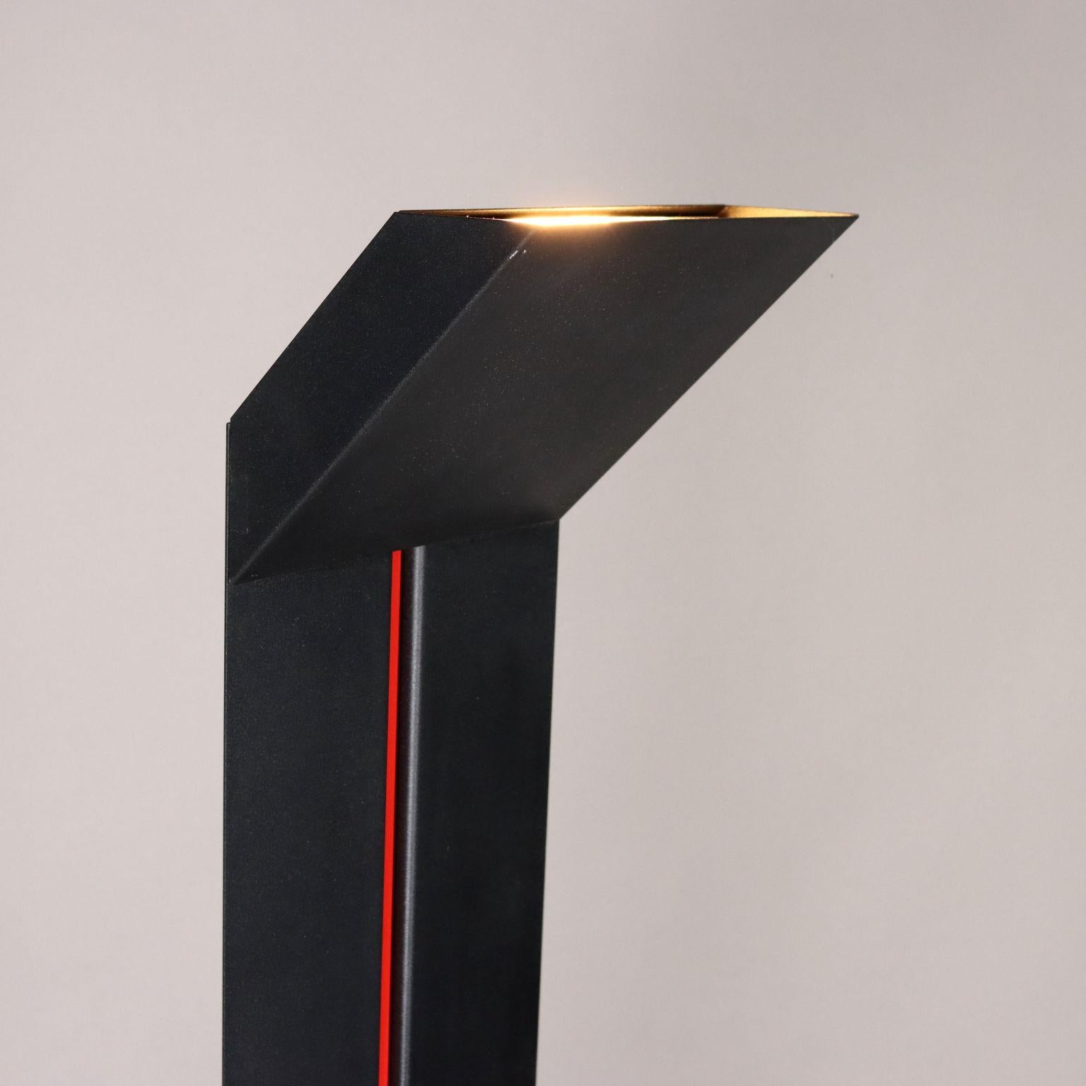 Smaltato Lampada da terra dimmerabile Anni 80 in vendita