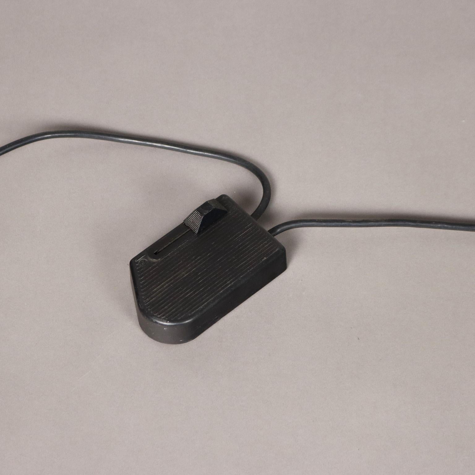 Metallo Lampada da terra dimmerabile Anni 80 in vendita