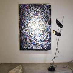 Galdino floor lamp by harvey Guzzini 1970s.