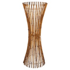 Bamboo floor lamp, 1960s
