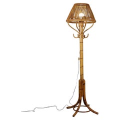 Bambus Stehlampe 1970er