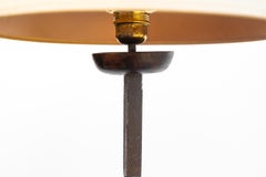 Forged iron floor lamp, second half of the 19th century