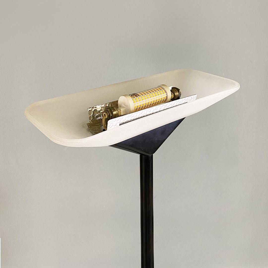 Metal and glass floor lamp by Vincenzo Missanelli for Ladue, c. 1980. For Sale 2