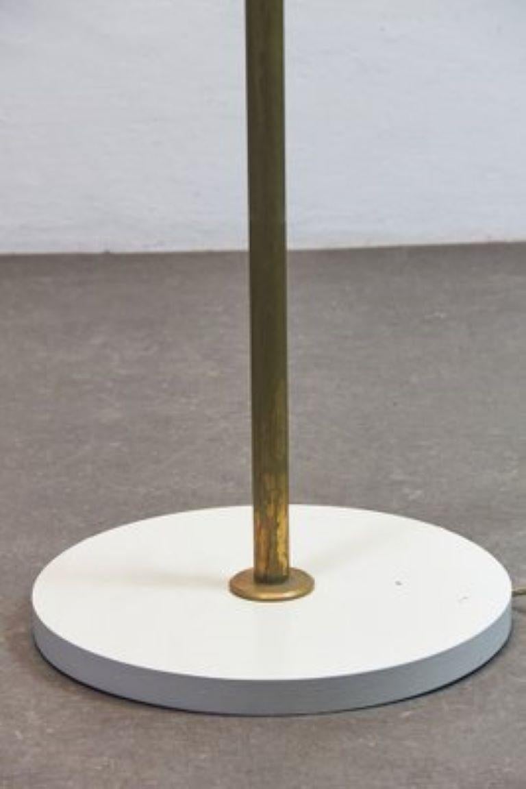 Mid-20th Century Brass floor lamp by Stilux Milano, 1950s For Sale