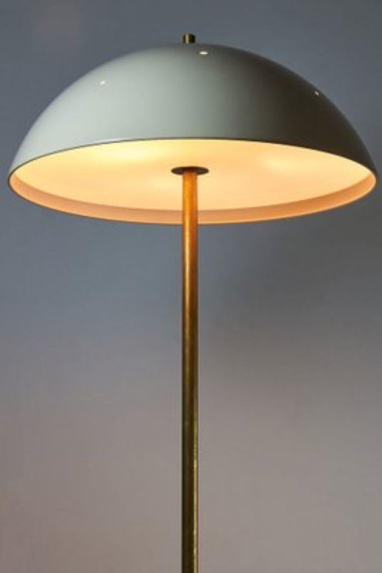 Metal Brass floor lamp by Stilux Milano, 1950s For Sale