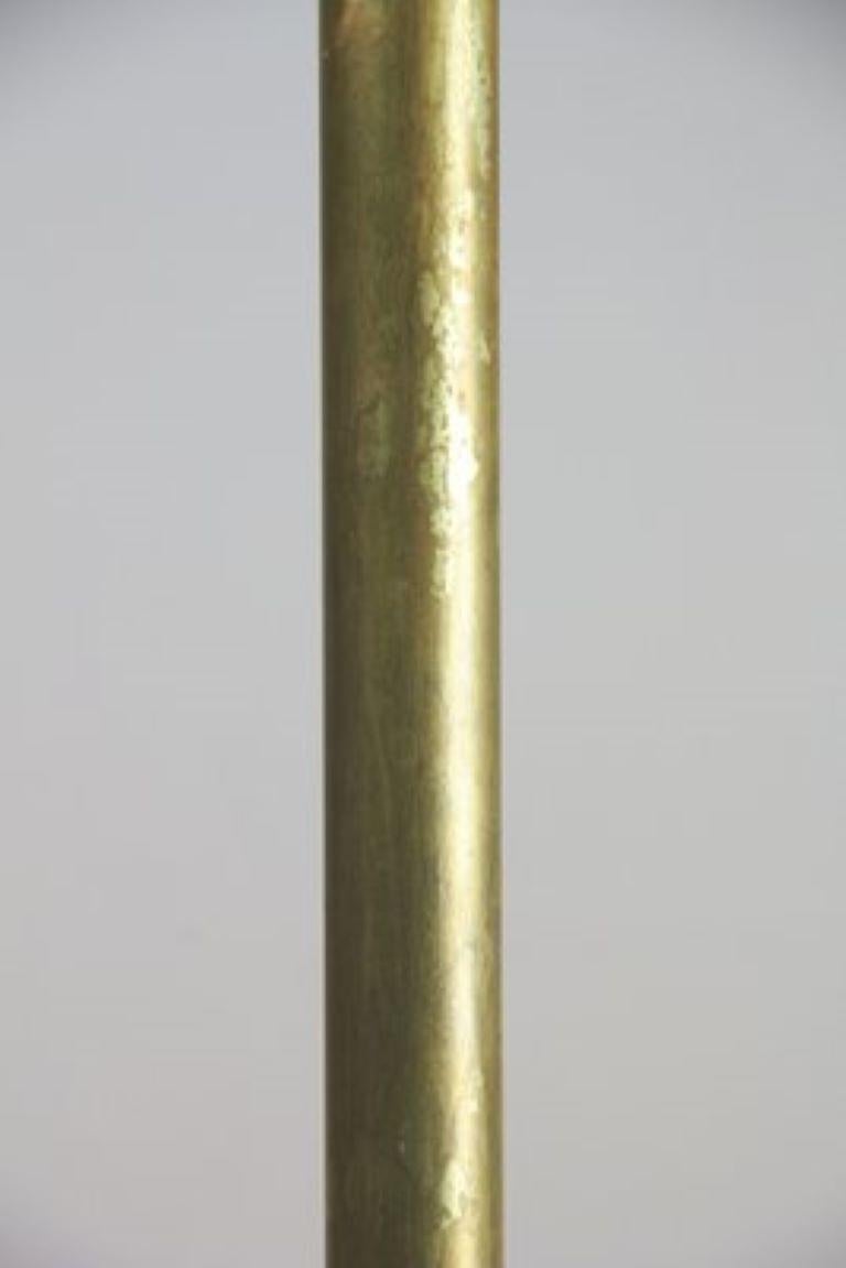 Brass floor lamp by Stilux Milano, 1950s For Sale 2