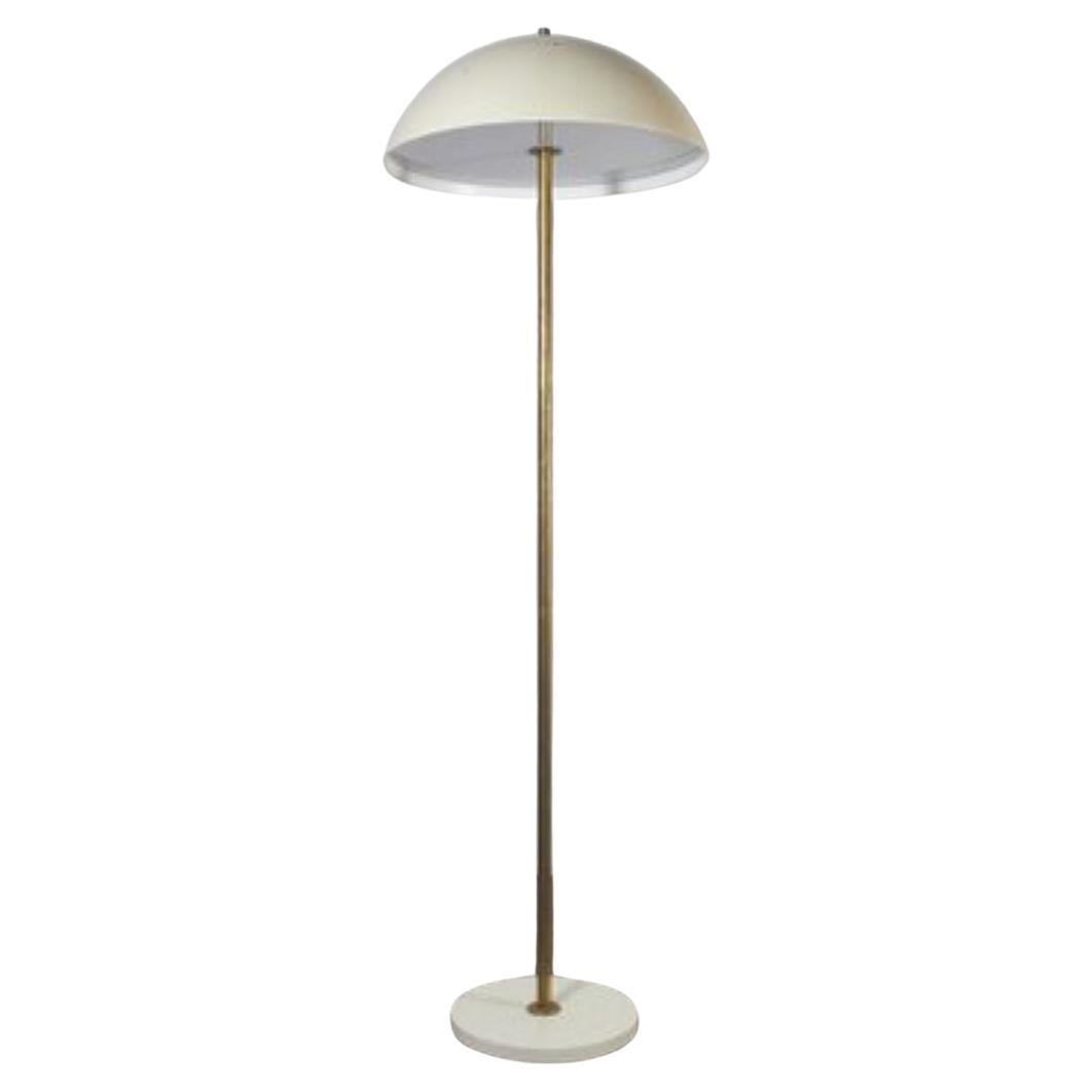 Brass floor lamp by Stilux Milano, 1950s For Sale