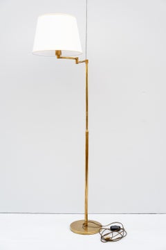 Lampada da terra in ottone, Made in Italy, Anni '60