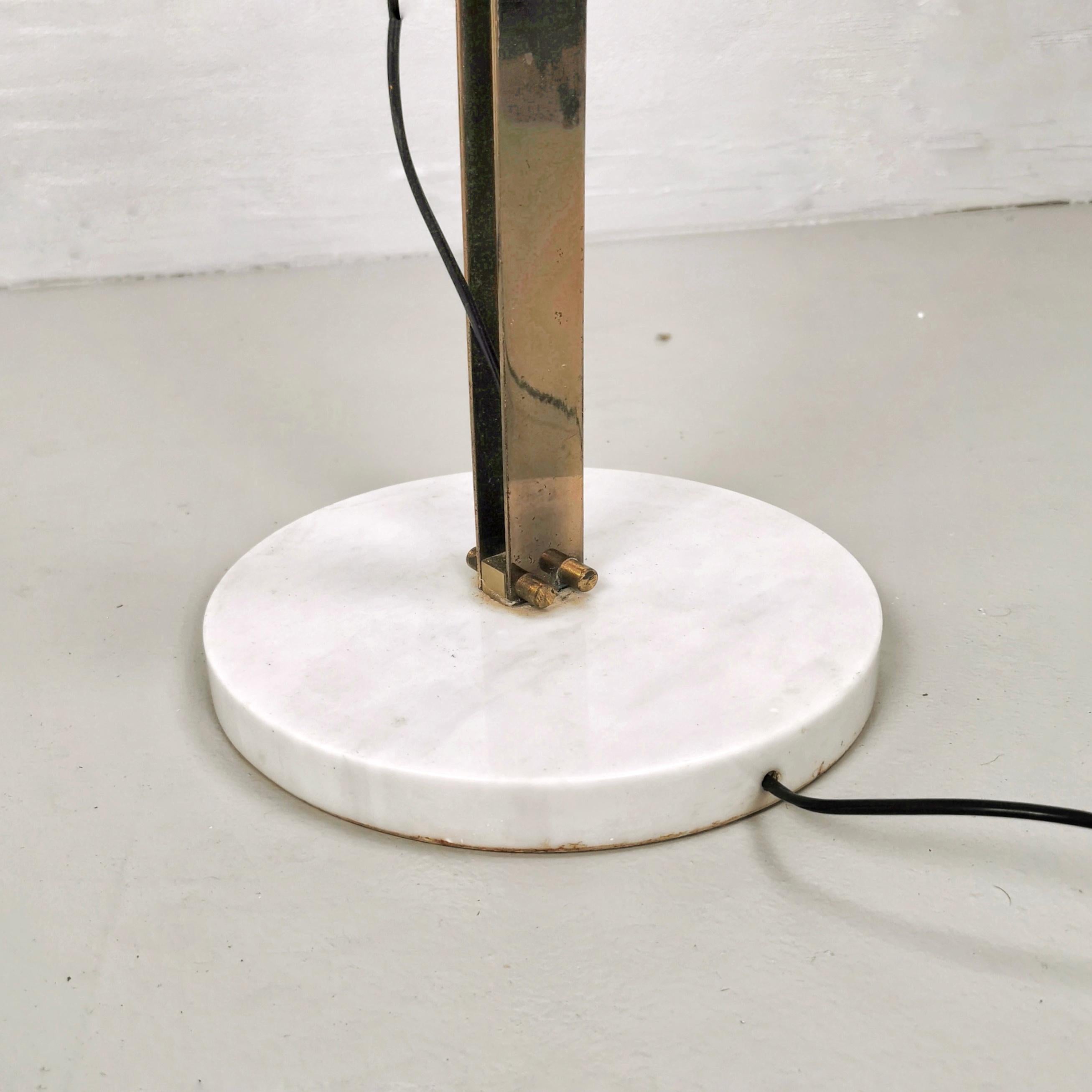 Reggiani Copper and Brass Floor Lamp 1960s For Sale 7