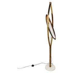 Reggiani Copper and Brass Floor Lamp 1960s