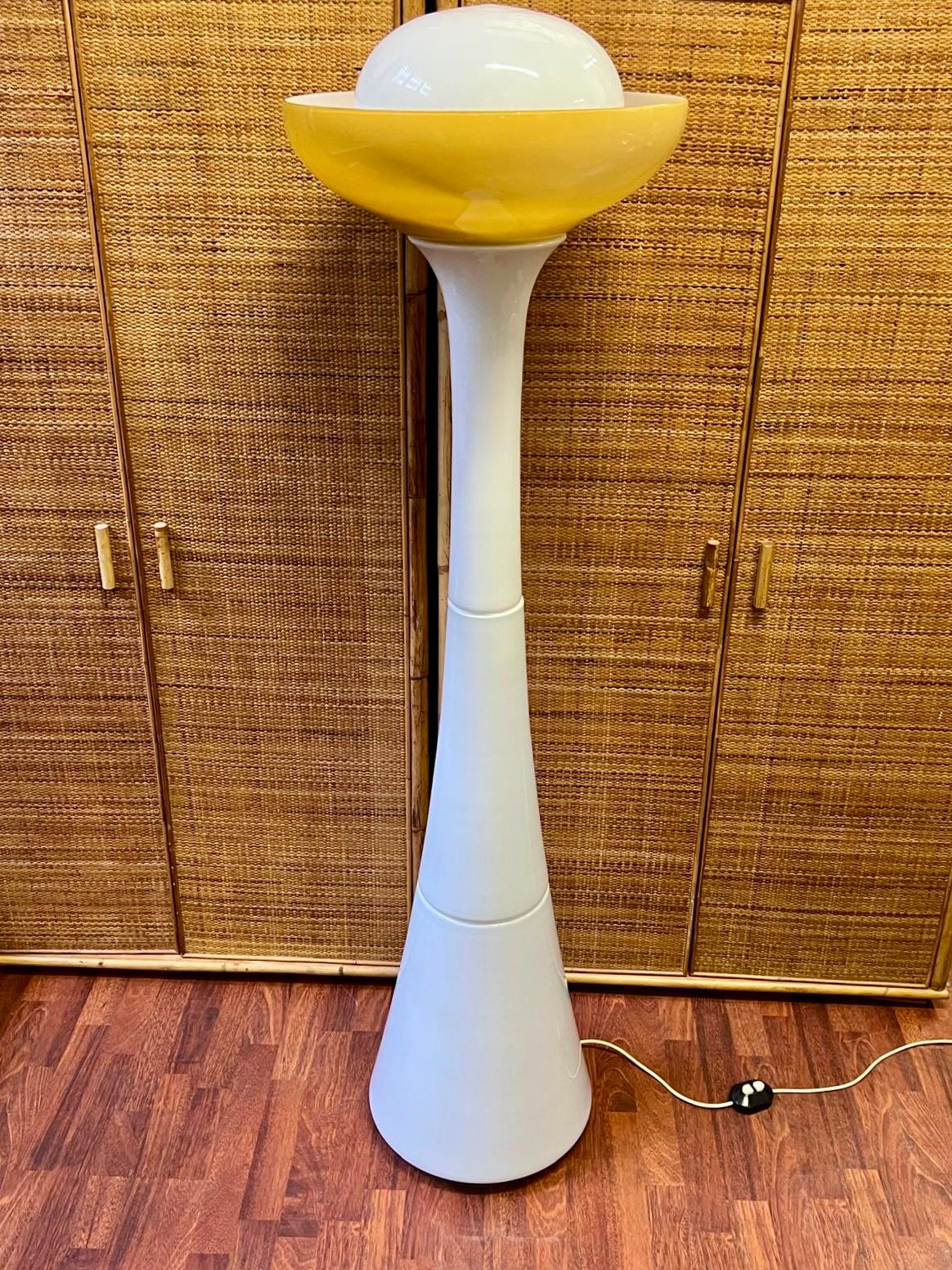 Murano Glass Floor Lamp by C. Nason for Selenova - Italy - 1960s For Sale 1