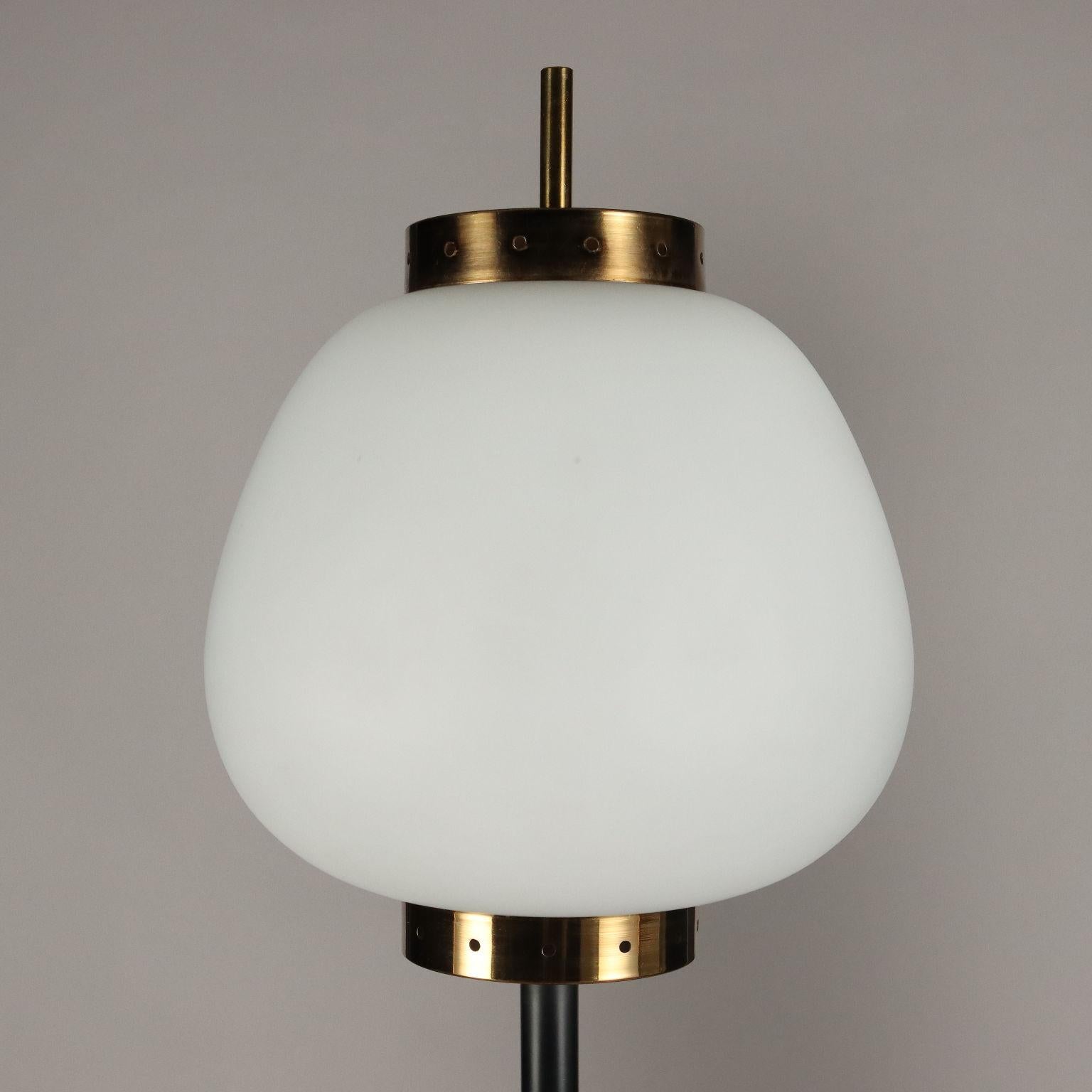 Mid-20th Century Opaline glass floor lamp 1960s