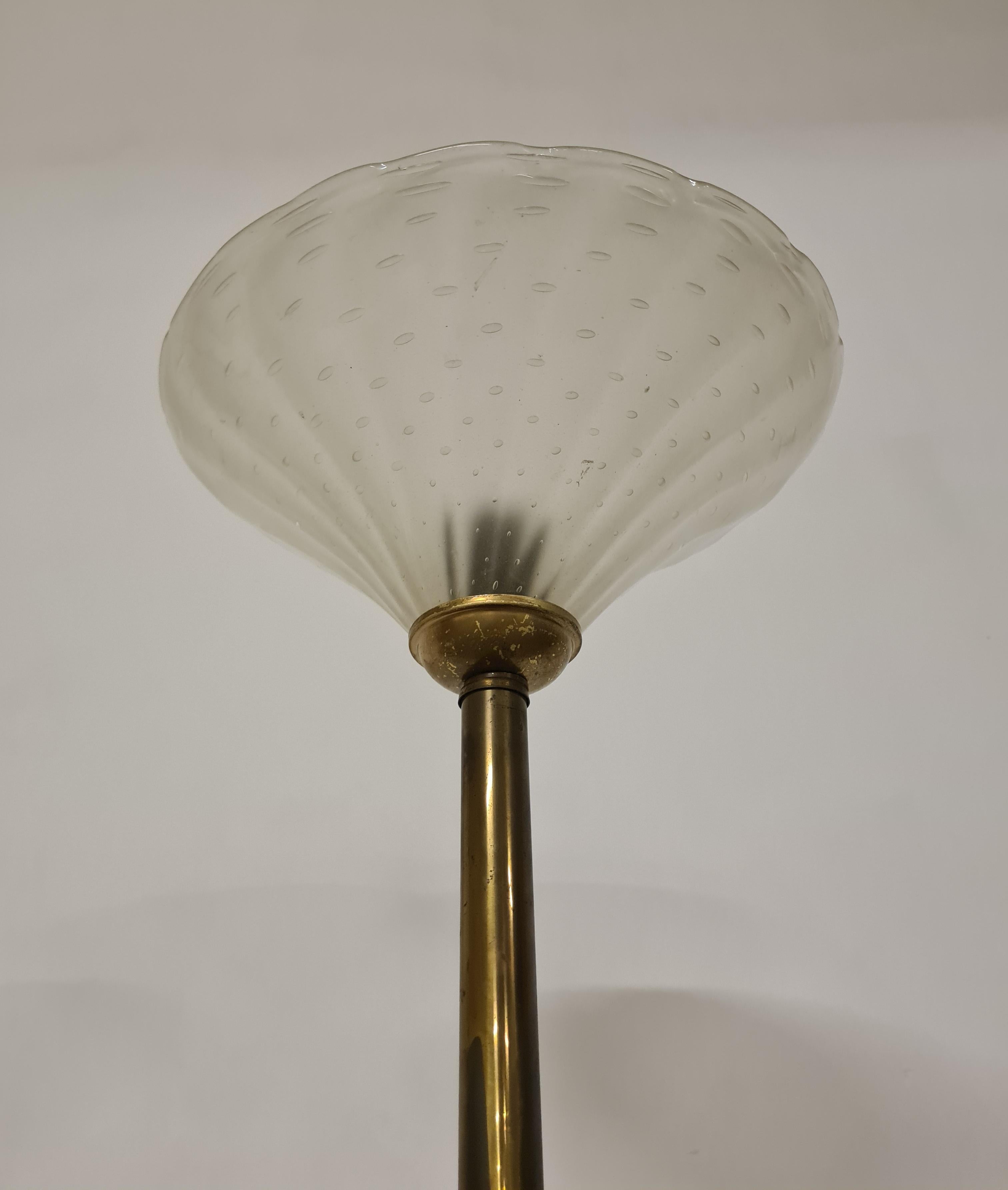 Lámpara de pie de cristal roscado de Barovier & Toso en venta 6