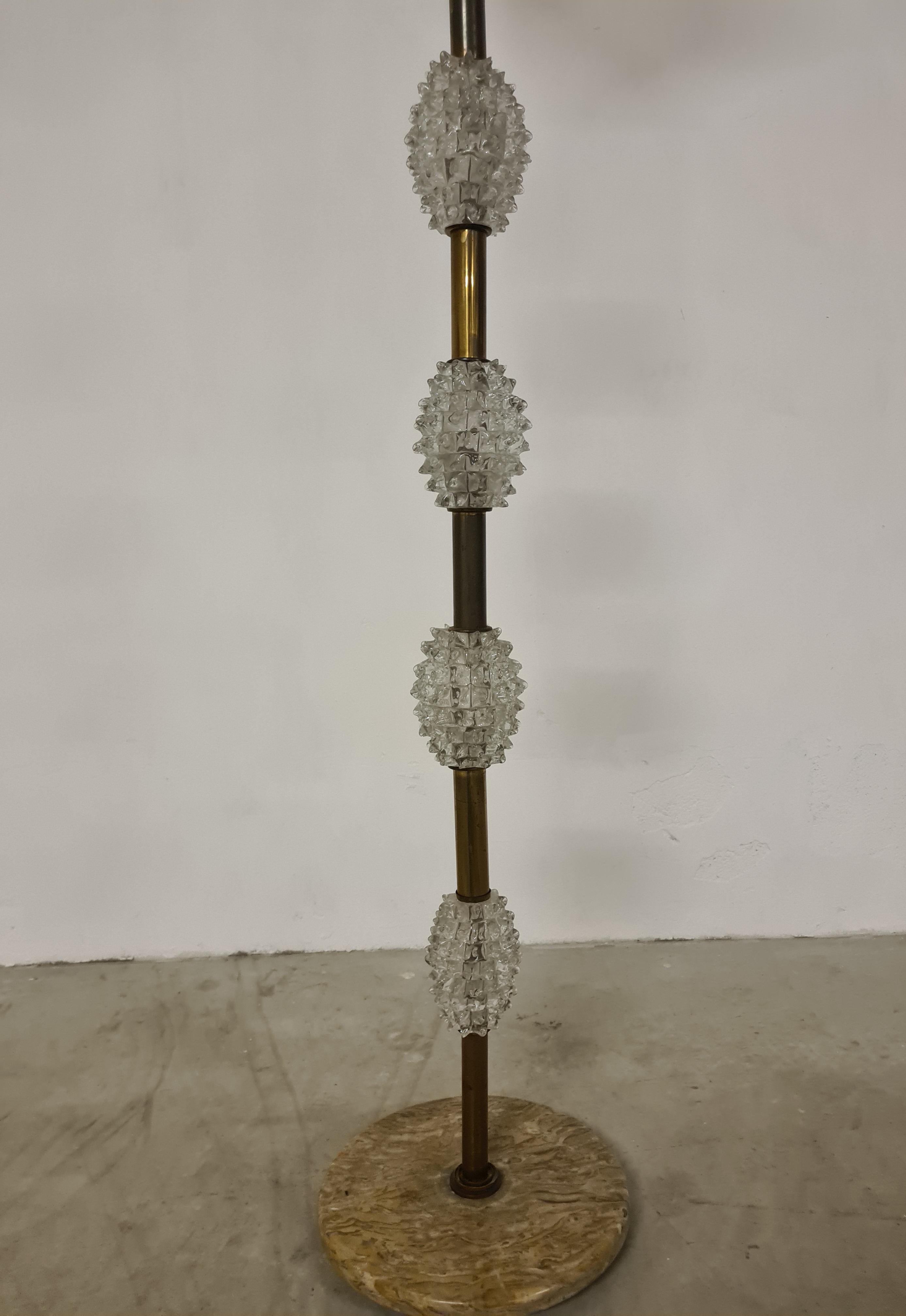 Lámpara de pie de cristal roscado de Barovier & Toso en venta 8