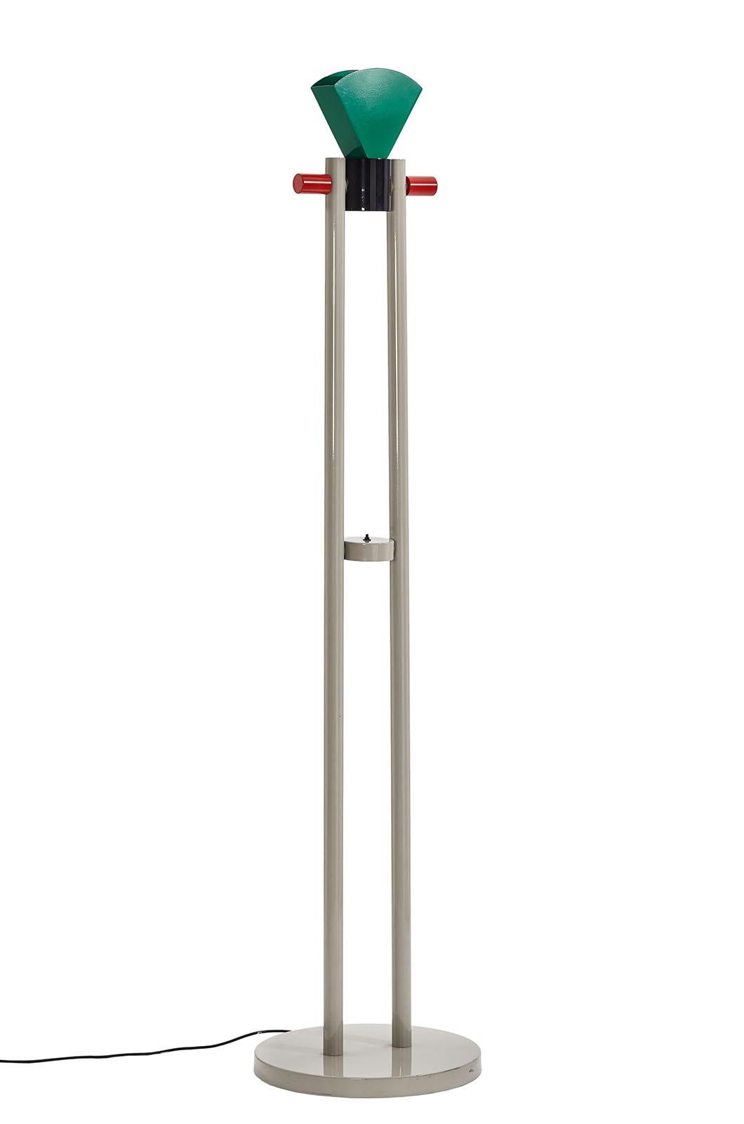 Italian Madison floor lamp by Aldo Cibic for Memphis Design For Sale