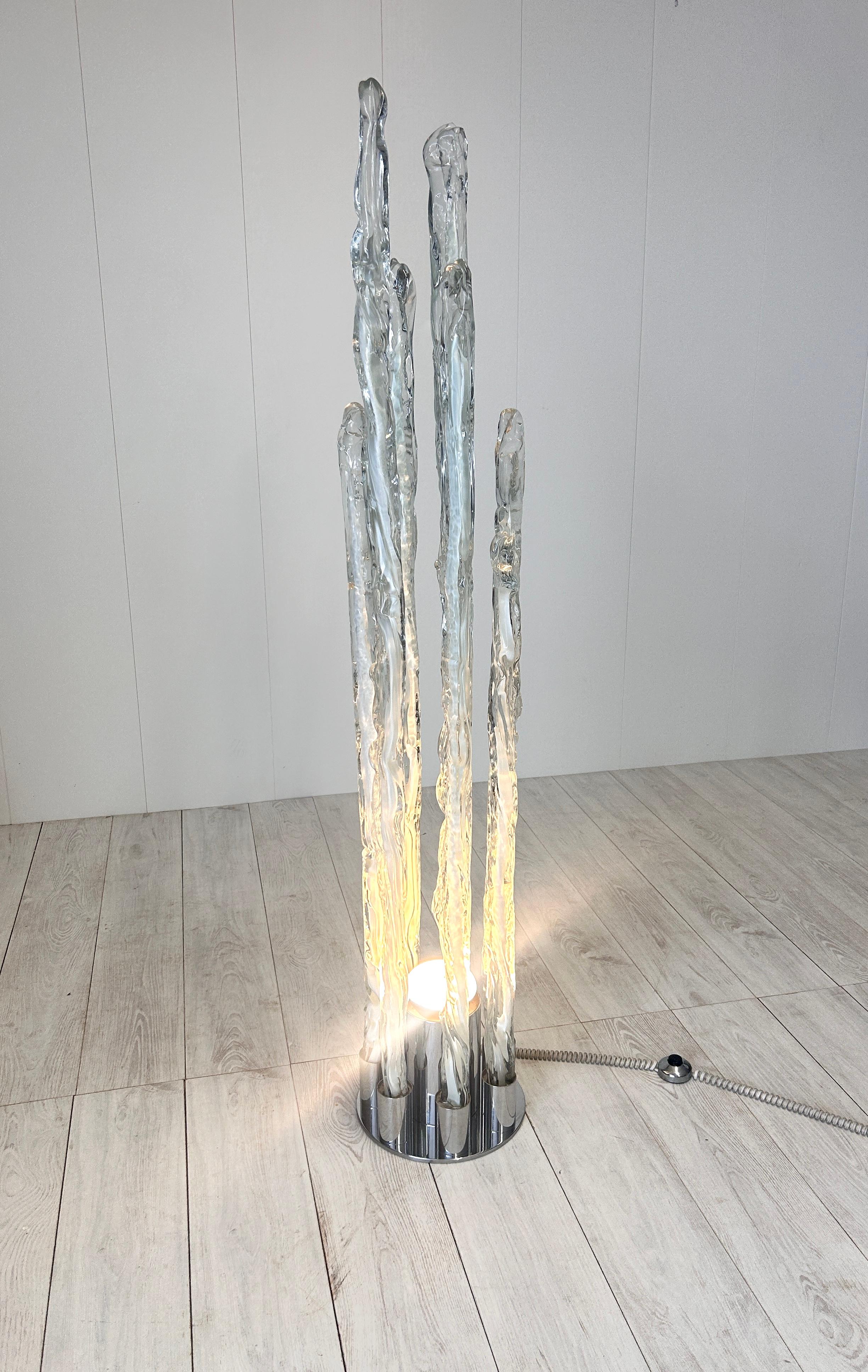 Excalibur floor lamp mod. E7T, Ettore Fantasia, Gino Poli, prod.Sothis '70 5