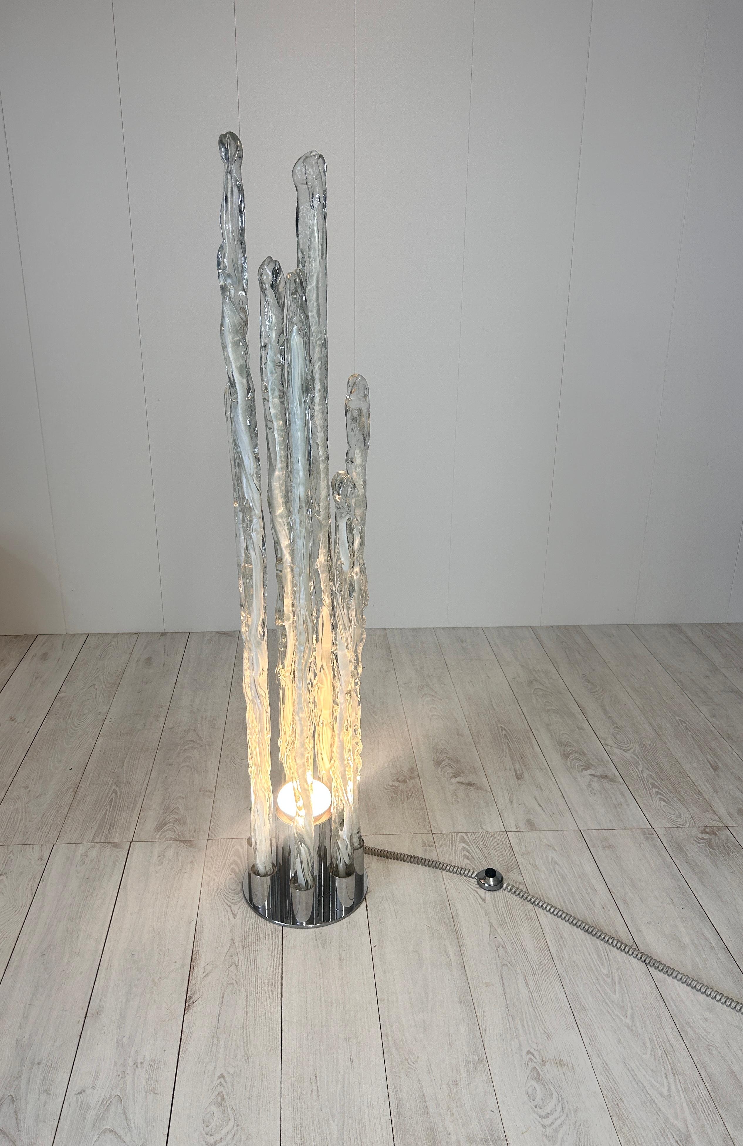 Excalibur floor lamp mod. E7T, Ettore Fantasia, Gino Poli, prod.Sothis '70 6