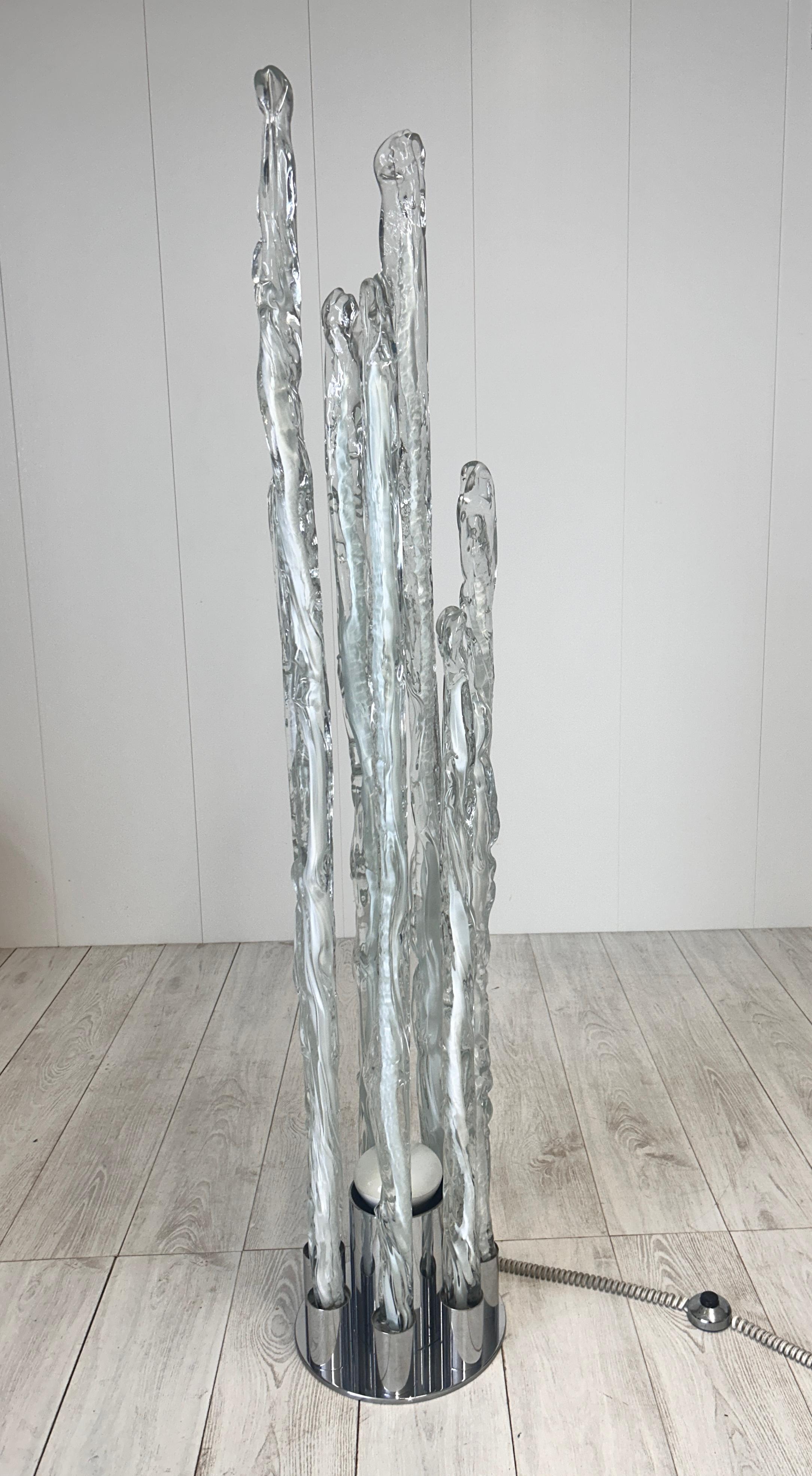 Excalibur floor lamp mod. E7T, Ettore Fantasia, Gino Poli, prod.Sothis '70 7