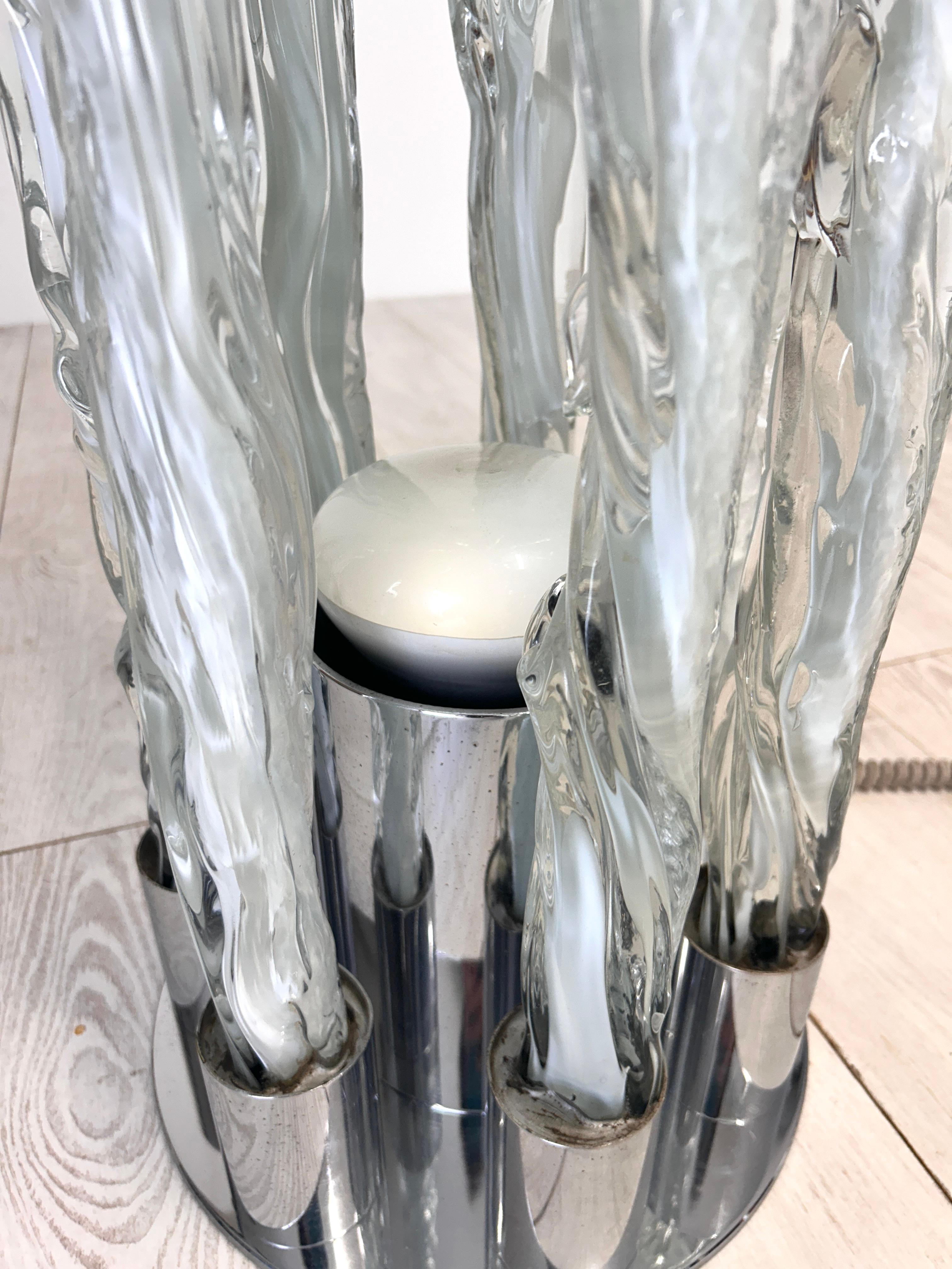 Excalibur floor lamp mod. E7T, Ettore Fantasia, Gino Poli, prod.Sothis '70 2