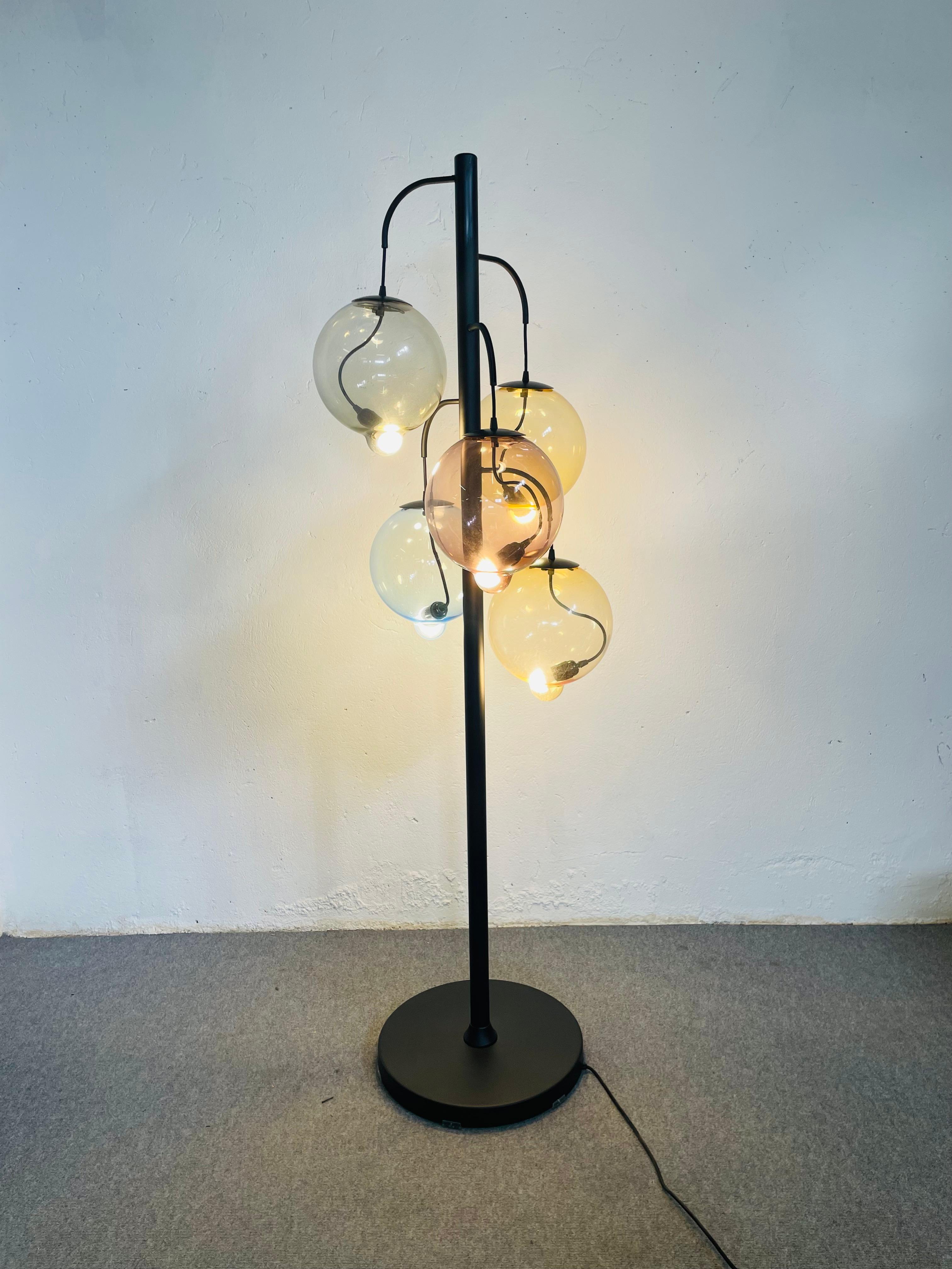 Metal Lampada da terra Meltdown, produzione Cappellini, designer Johan Lindstén For Sale