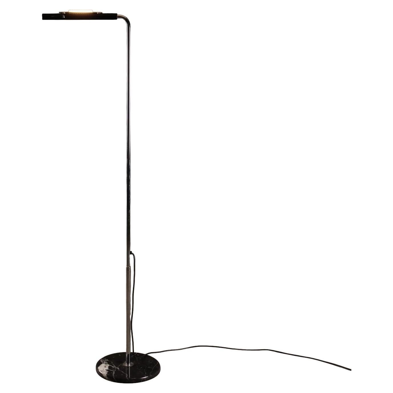 Lampada da terra 'Mezzaluna' di Bruno Gecchelin per Skipper Anni 70 For Sale