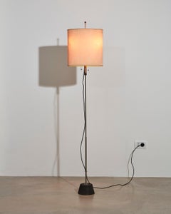 Lampadaire mod. 4097 avec abat-jour réglable en hauteur Stilnovo, vers 1960