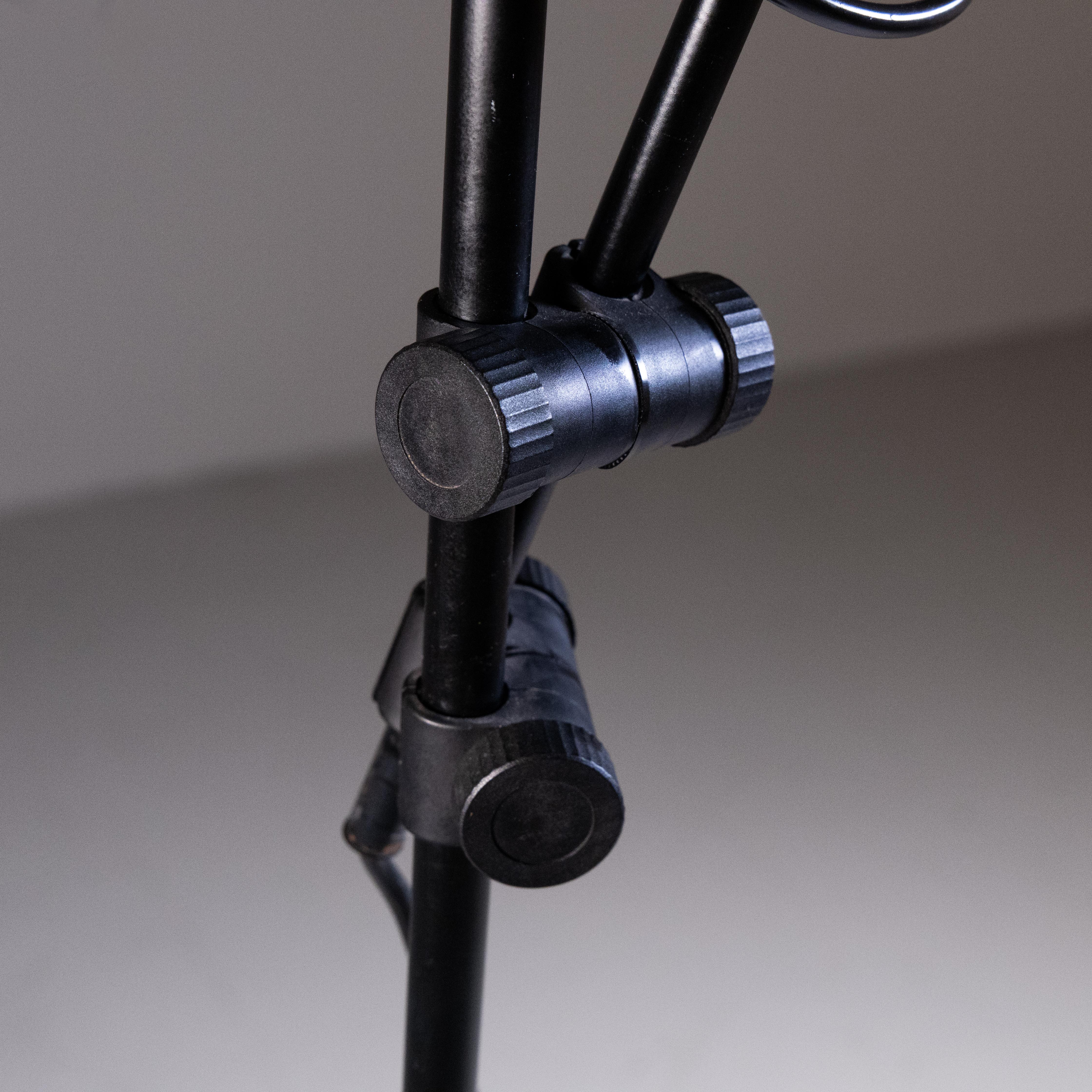 Black floor lamp with adjustable lights, 1960s For Sale 3