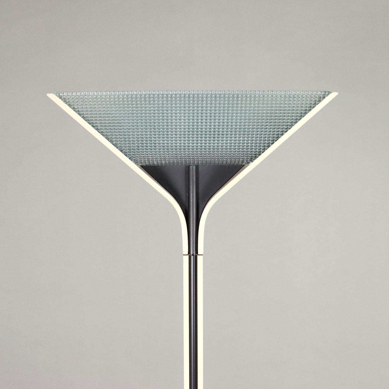 Aluminum Lampada da Terra 'Papillona' di Tobia Scarpa per Flos, Anni 80