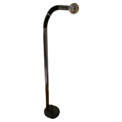 Periscope floor lamp in chrome-plated steel and rubber, Martini Luce