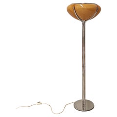 "Quadrifoglio" Amber Floor Lamp Floor Lamp by Gae Aulenti for Guzzini 70s