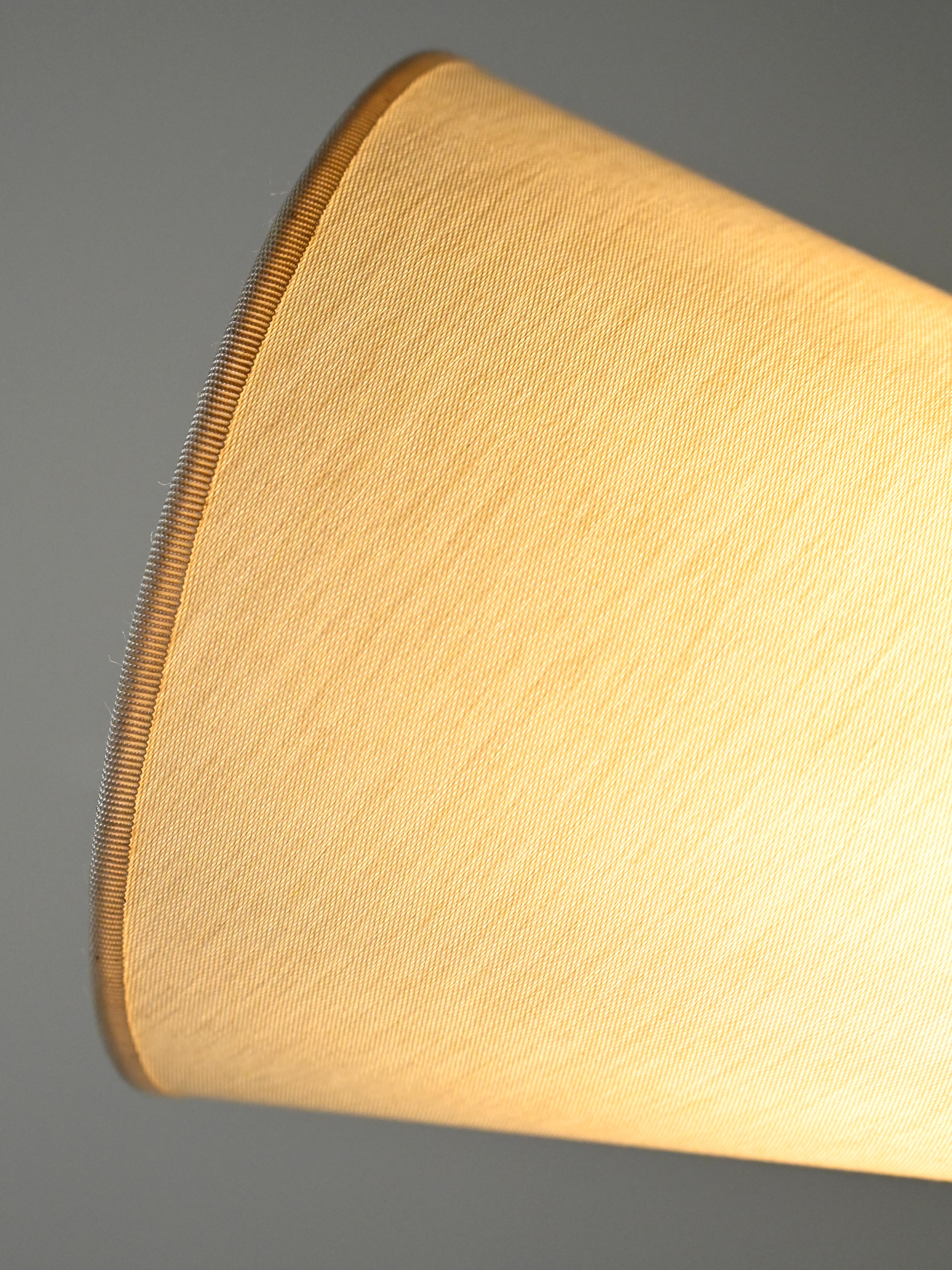 Lampada da terra scandinava a tre bracci in teak e ottone, anni 40–50 en vente 3