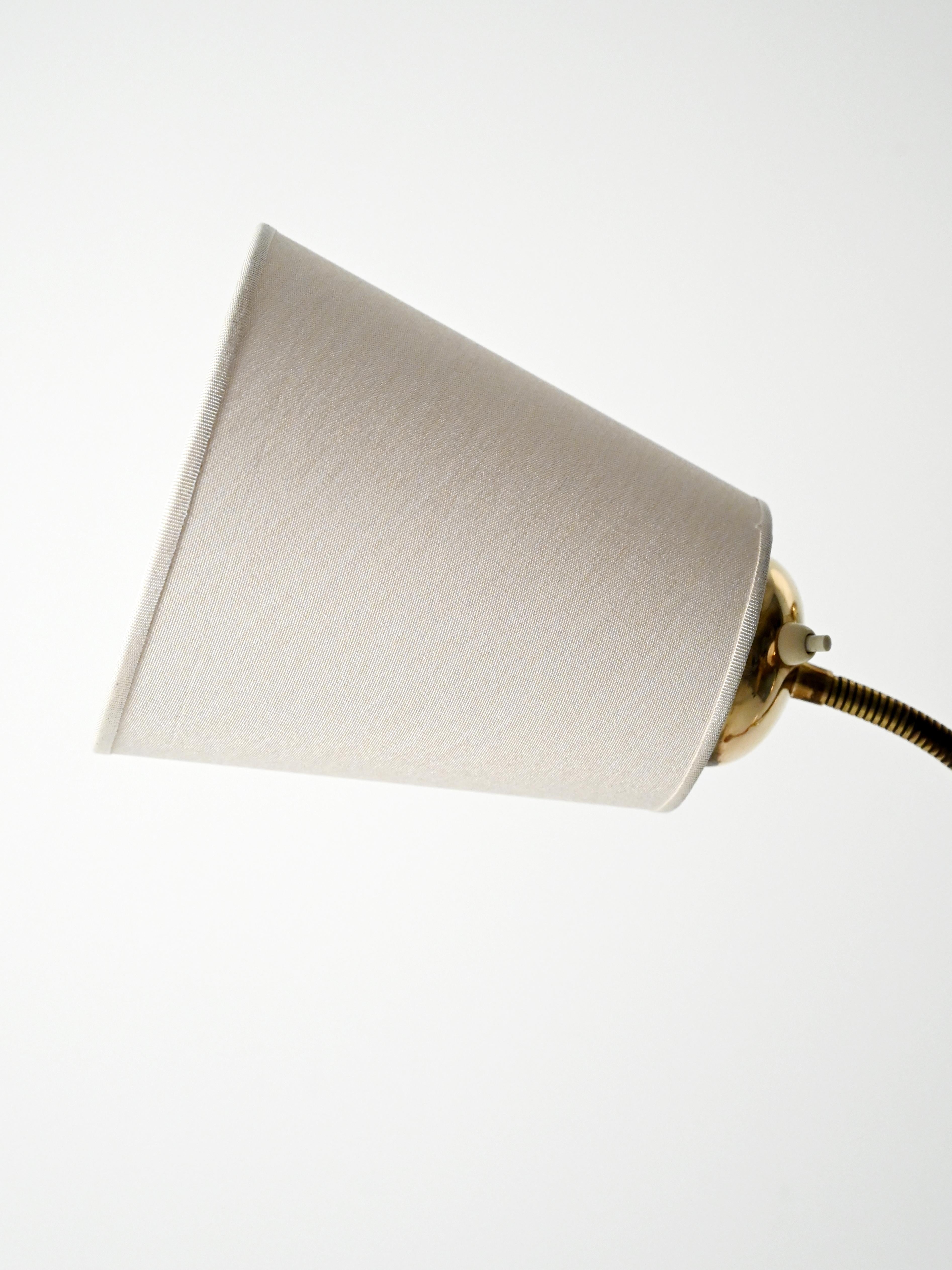 Lampada da terra scandinava a tre bracci in teak e ottone, anni 40–50 en vente 1