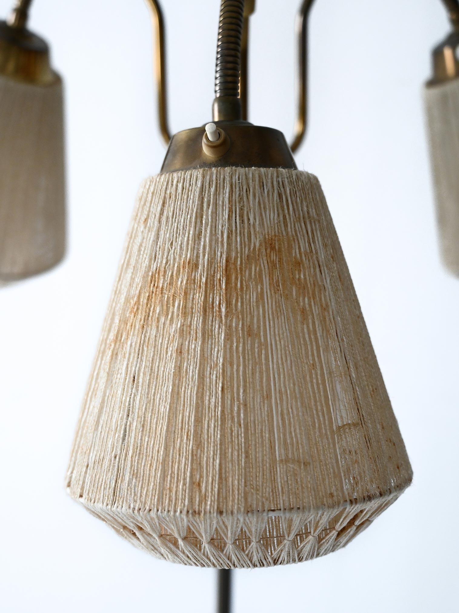 Brass Scandinavian floor lamp AB BEA 1950s For Sale