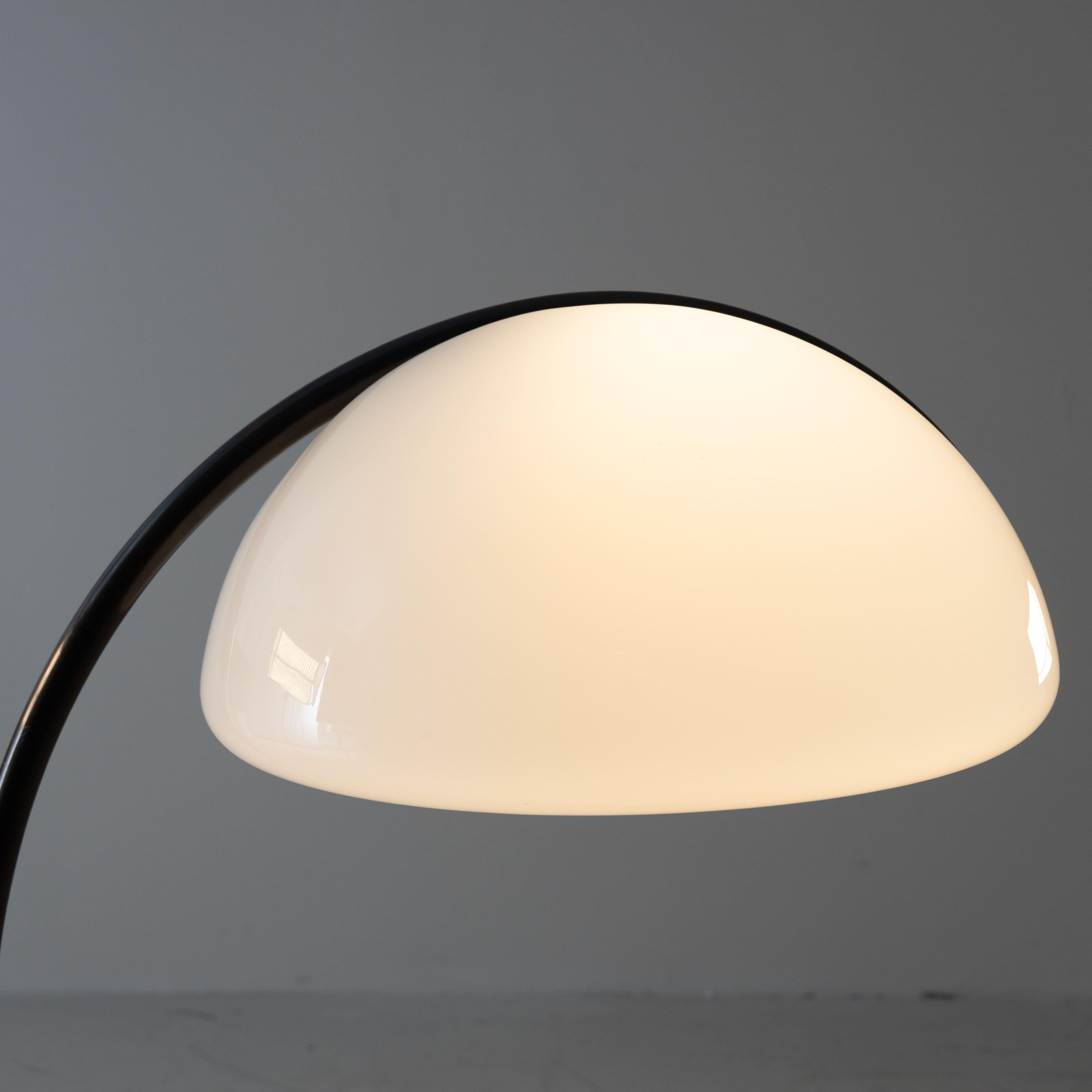 Metal Serpente Floor Lamp, Martinelli Luce For Sale