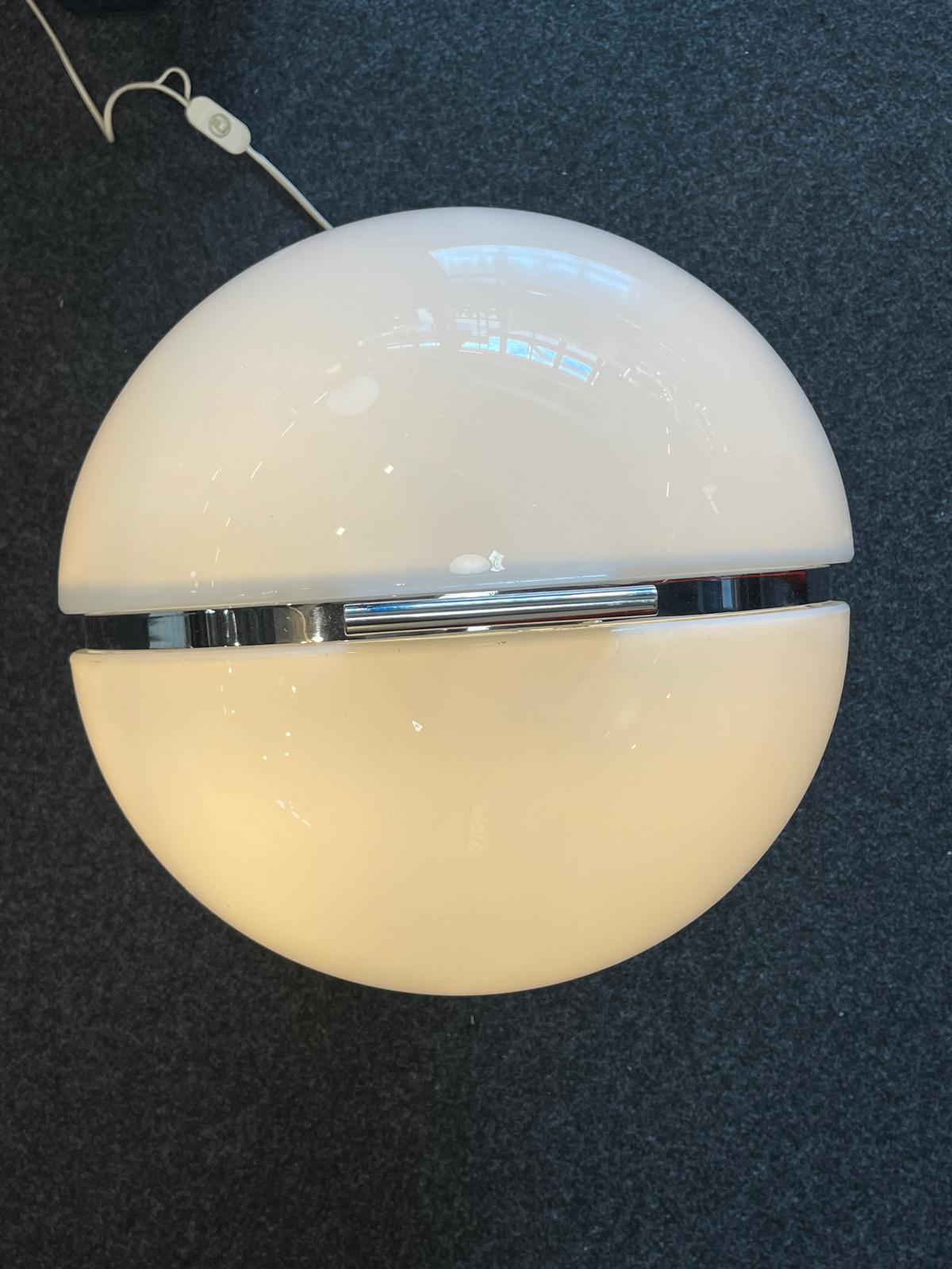 Lampada da terra Sfera disegnata da Beni Cucurru per Valenti anni 70 For Sale 2