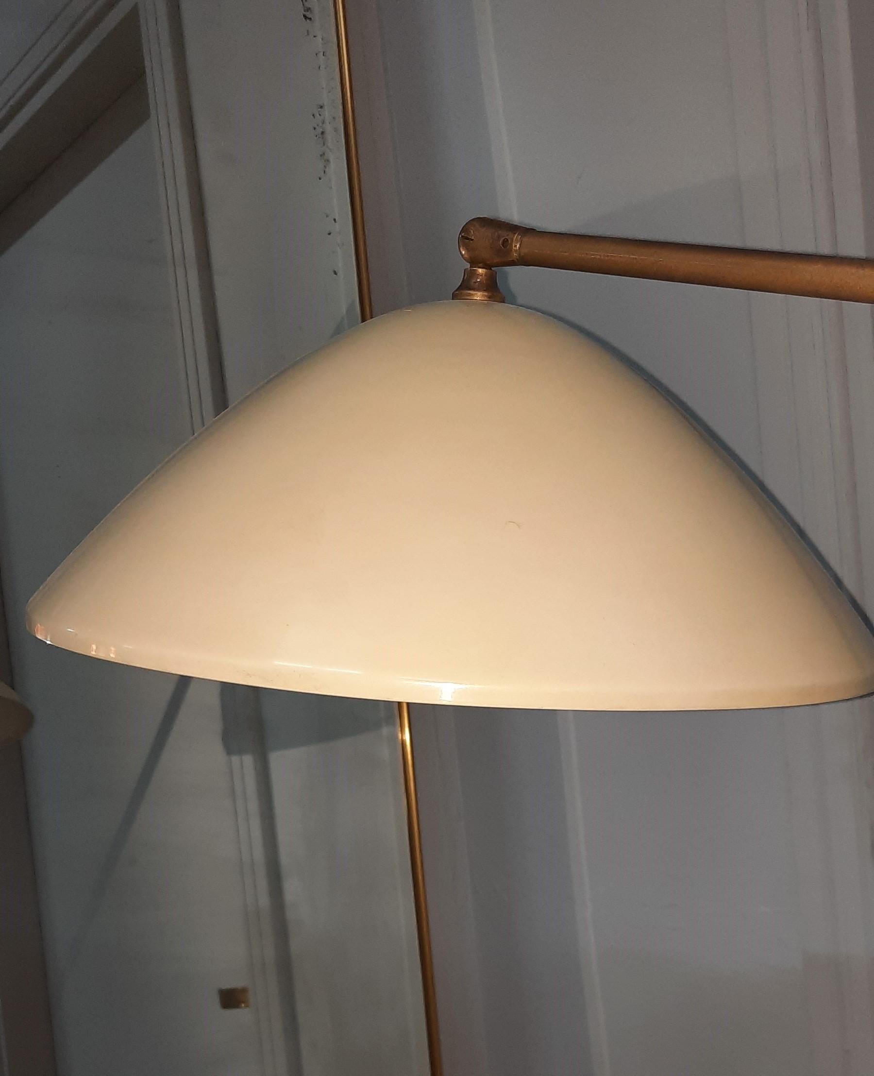 Metal Stilux floor lamp 1950s For Sale