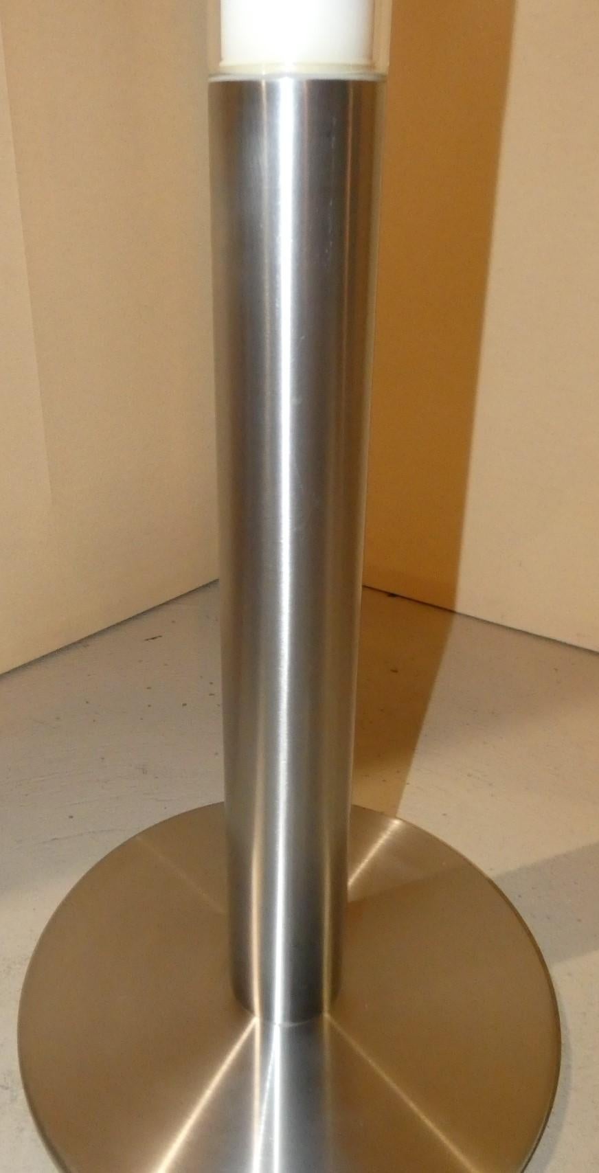 Lampada da terra Teda in acciaio e pirex, Ferdi Giardini per Oluce in vendita 6
