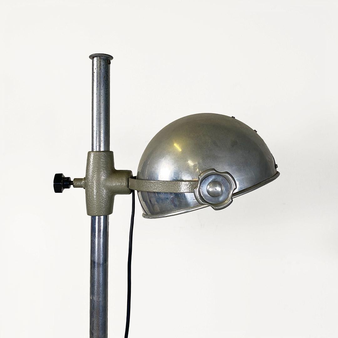 Lampada da terra tedesca di Hanau in stile Bauhaus in metallo e acciaio, 1930 ca For Sale 5