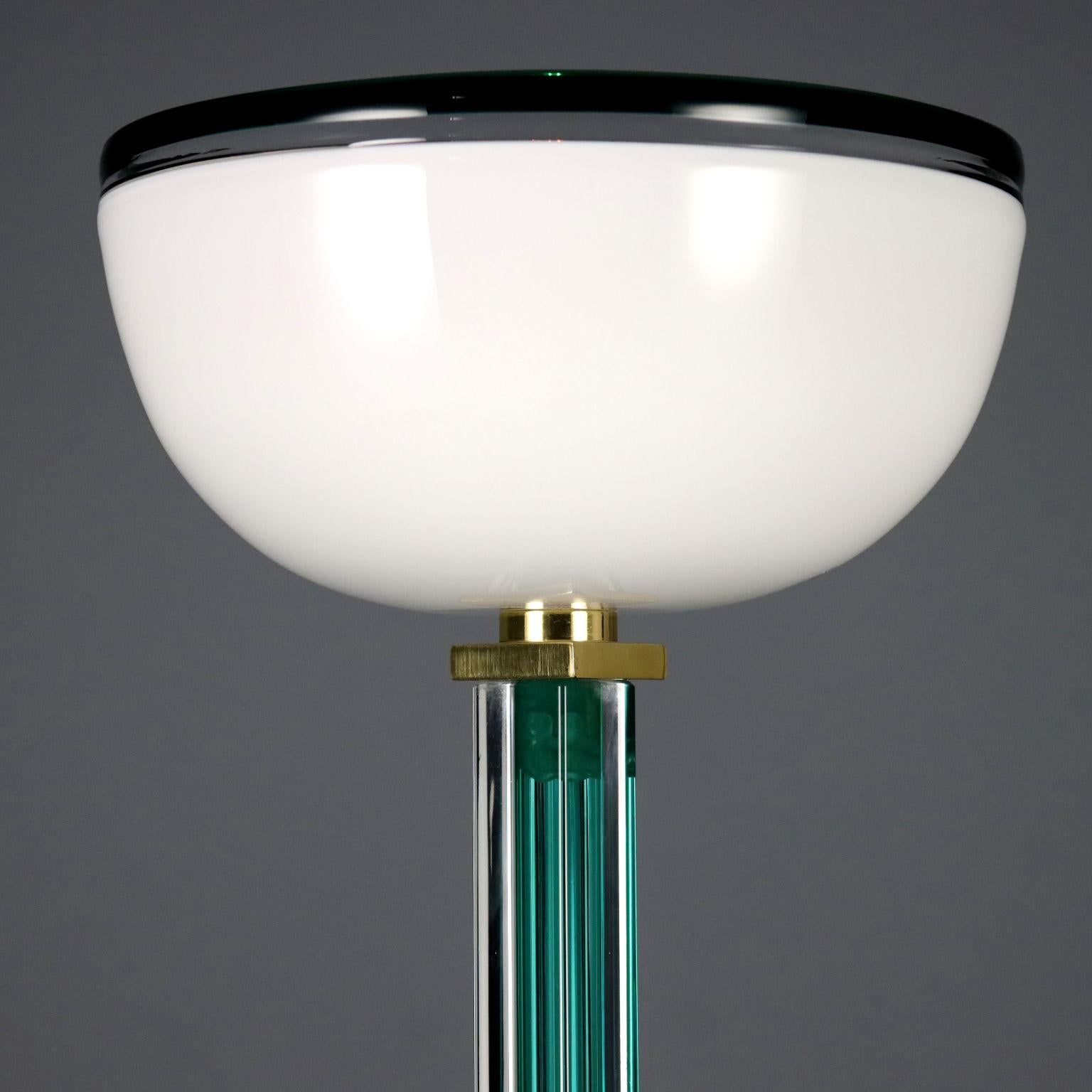 Brass Venini 'Tolboi' floor lamp 1990s For Sale
