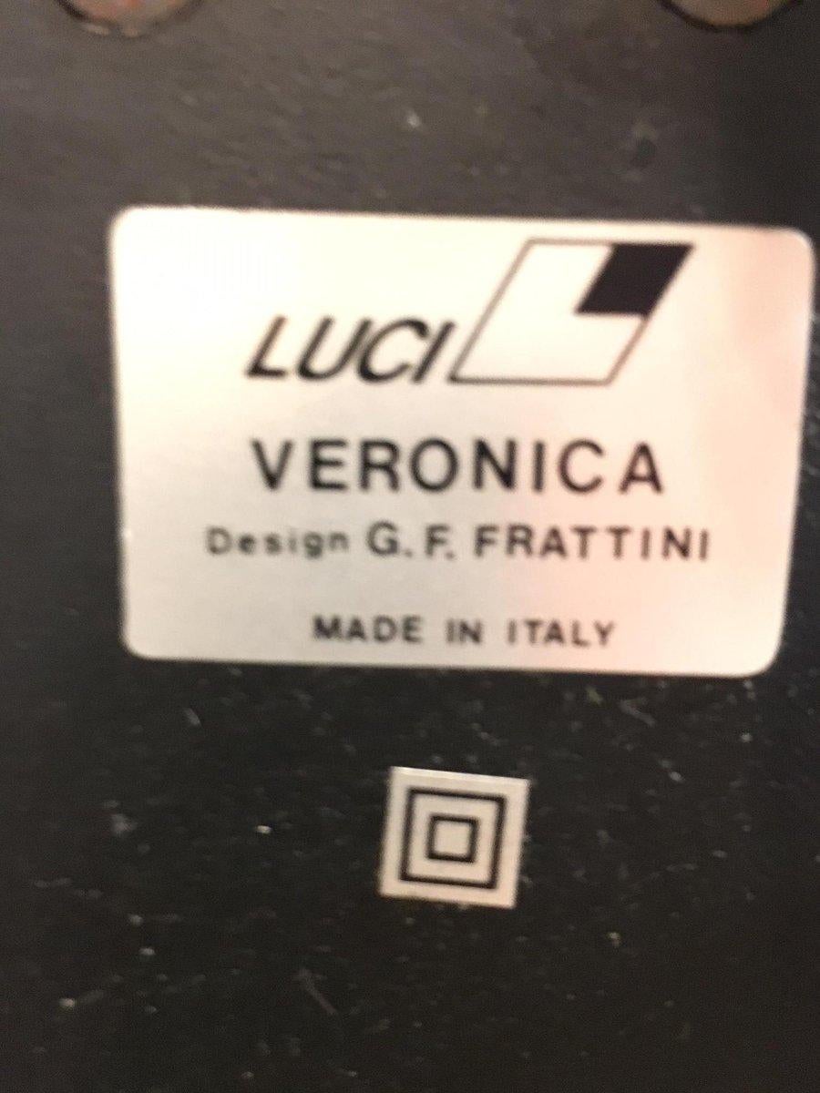 Lámpara de pie Veronica de Gianfranco Frattini para Luci Italia, 1970s en venta 1